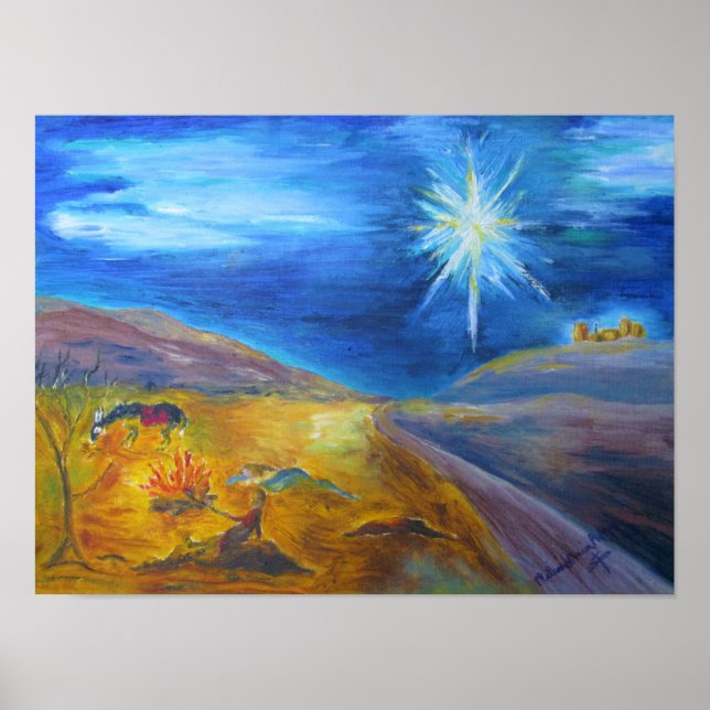 Affiche de Noël sur la route de Bethléem (Devant)