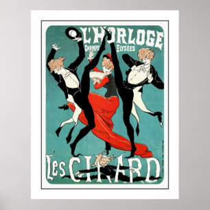 Affiche de Nouveau d'art de Cheret : Les Girard :