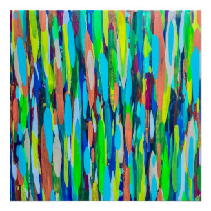 Affiche de novembre de pluie parfaite