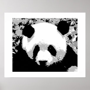 Affiche de Panda Pop Art - Affiches de Panda