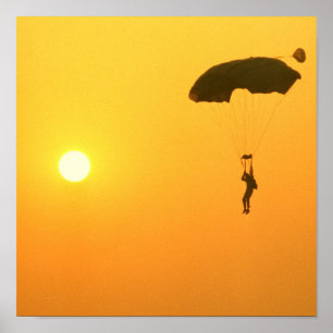 Affiche de parachutisme