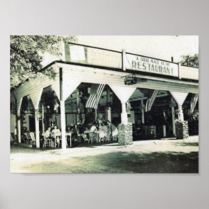 Affiche de parc d'attractions de San Souci