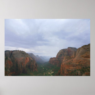 affiche de parc national de zion