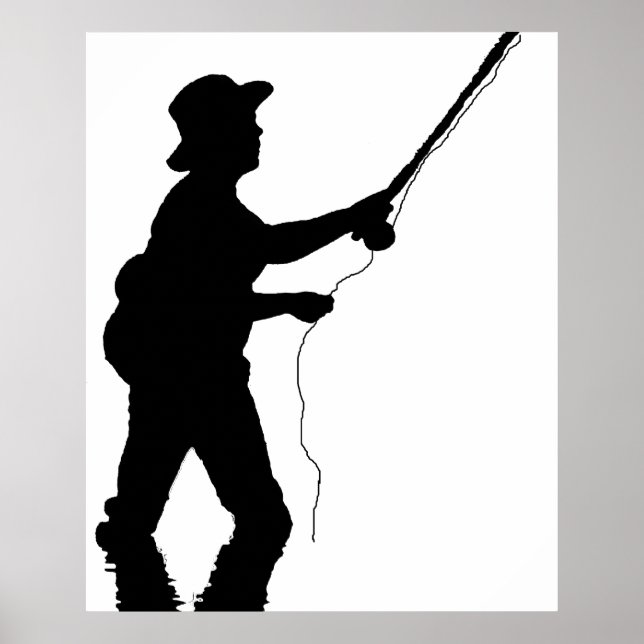 Affiche de pêche (Devant)