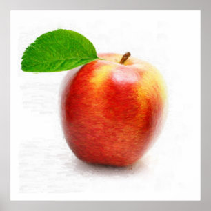 Affiche de peinture Apple