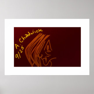 Affiche de peinture rupestre