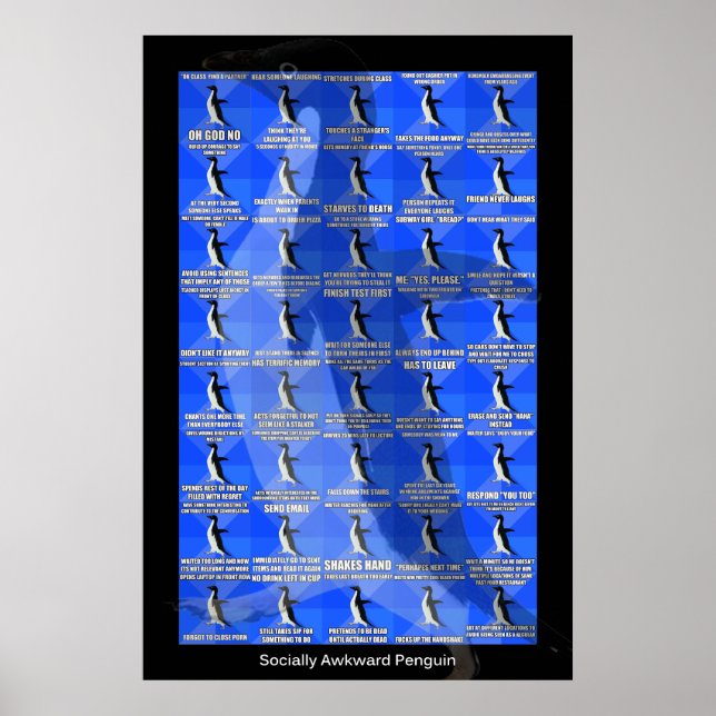 Affiche de Penguin socialement gênante (Devant)