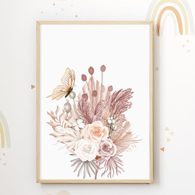 Affiche de pépinière de fleurs Impression pour cha (Créateur téléchargé)