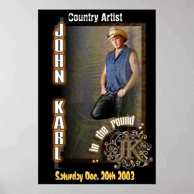 affiche de performance jk (Devant)