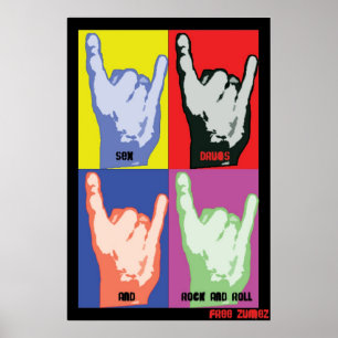 Affiche de petit pain de la roche N