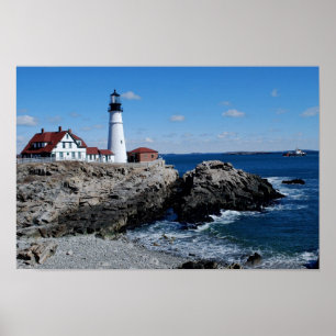 Affiche de phare de Portland - 1