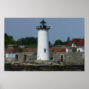 Affiche de phare du New Hampshire