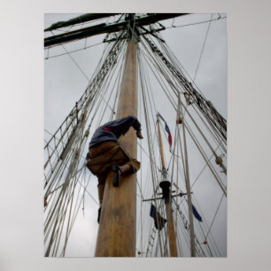 Affiche de photo de bateau de Yo Ho