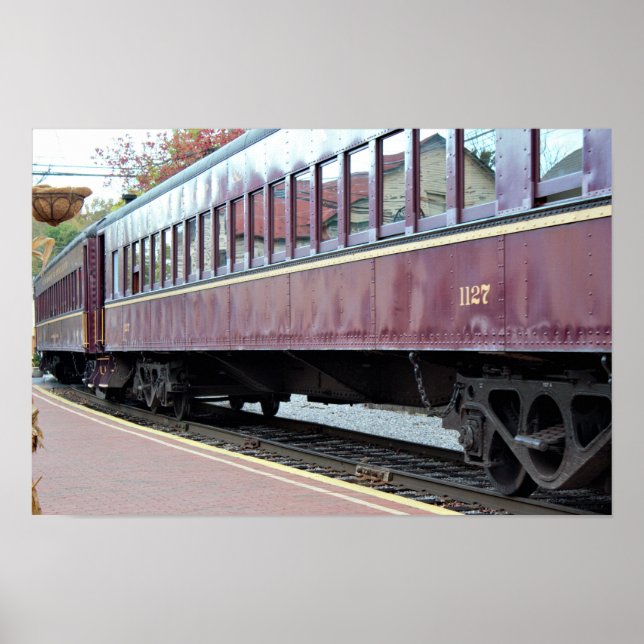 Affiche de photo de train (Devant)