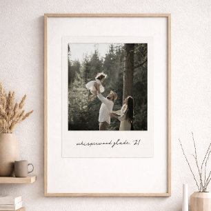 Affiche de photo Polaroid   Art rétro vintage pers
