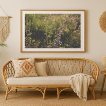 Affiche de photographie de nature et de fleurs