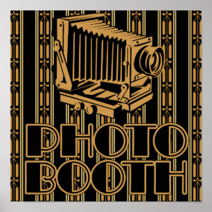Affiche de Photomaton à l'ancienne Camera Vintage 