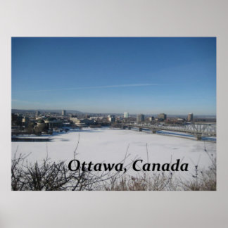 Affiche de photos sur Skyline Ottawa Canada