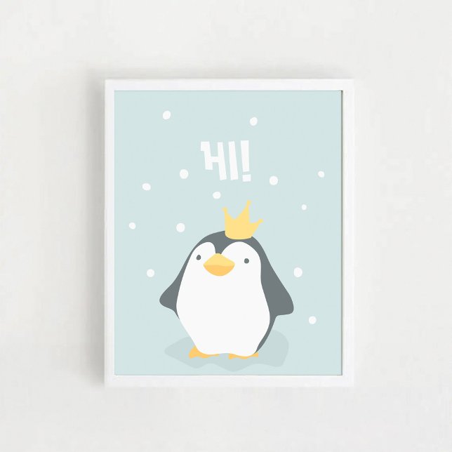 Affiche de pingouin (Créateur téléchargé)