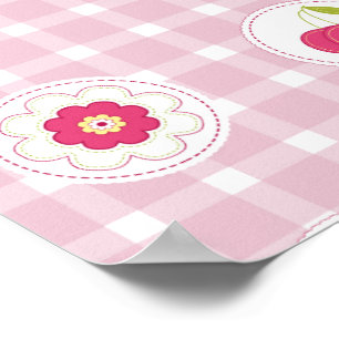 Affiche de pique-nique aux cerises