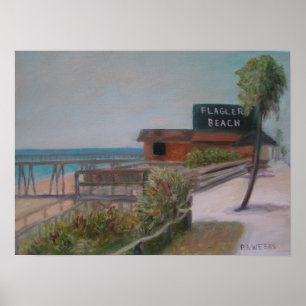 Affiche de PLAGE de FLAGLER