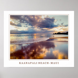 Affiche de plage de Kaanapali