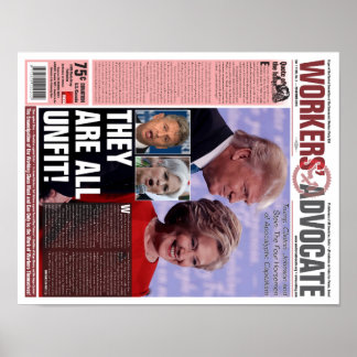 Affiche de plaidoyer des travailleurs - Novembre 2