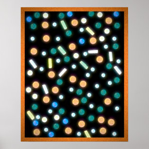Affiche de pluie enrobée de sucre (couleur)