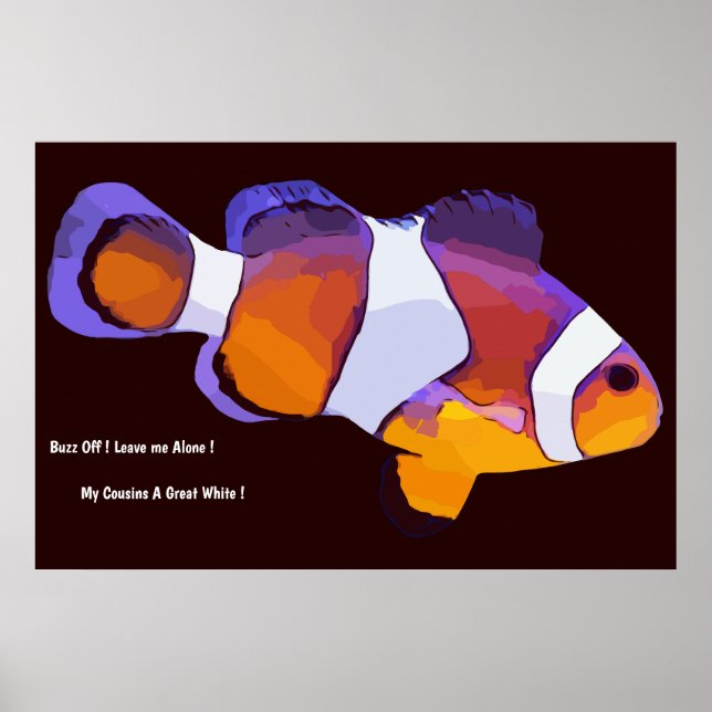 Affiche de poisson  Affiche (Devant)