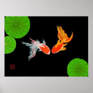Affiche de poisson rouge