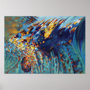 Affiche "de poissons de bible"