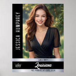 Affiche de porte de concours | Photo personnalisée