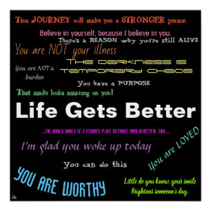 Affiche de positivité