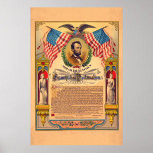 Affiche de proclamation d'émancipation