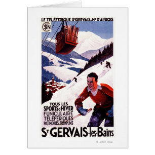 Affiche de promotion du téléphérique SNCF