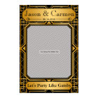 Affiche de prop de mariage Gatsby pour Photobooth