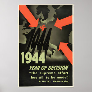 Affiche de propagande canadienne de la Seconde Gue