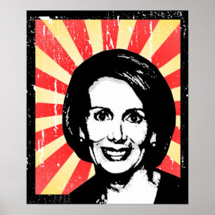 AFFICHE DE PROPAGANDE DE NANCY PELOSI