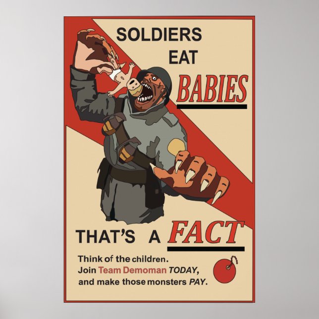 Affiche de propagande russe fausse WW1 (Devant)