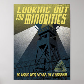 Affiche de propagande sur l'immigration