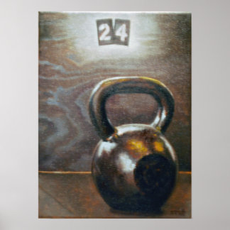 Affiche de qualité de l'archivage Kettlebell