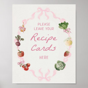 Affiche de recette pour Baby Shower Fresh Off The 