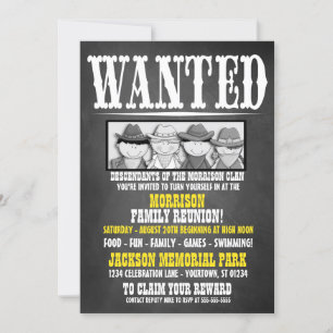 Affiche de recherche à la craie Invitation réunion