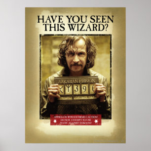 Affiche de recherche de Sirius Black