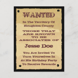 Affiche de Recherche Invitations à une Fête sur le