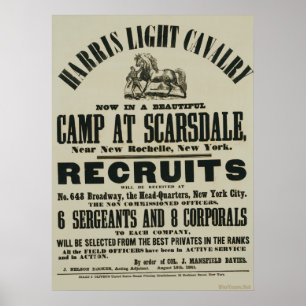 Affiche de recrutement de la guerre civile