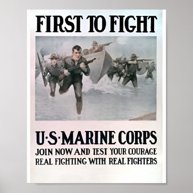 Affiche de recrutement maritime (Devant)