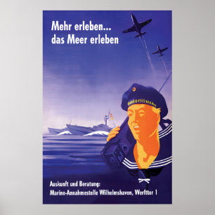 Affiche de recrutement militaire de l'Allemagne de