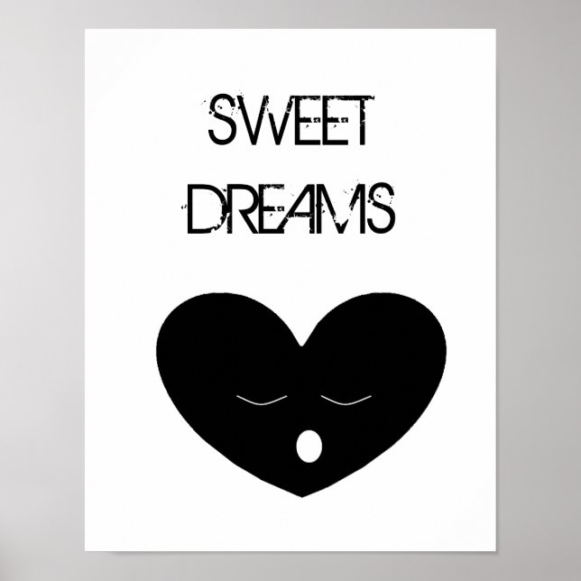 Affiche de rêves doux pour cœur endormi (Devant)