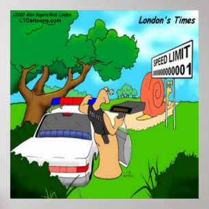 Affiche de Rick London drôle de limace agent de la